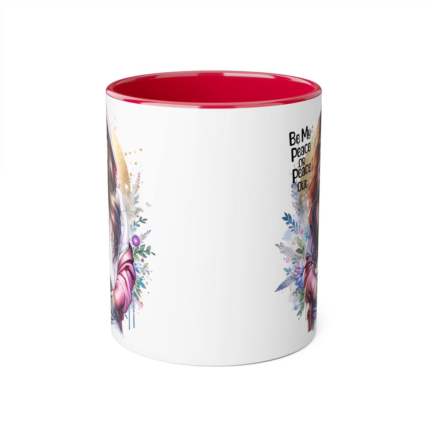 Mug - Be My Peace or Peace Out Accent Mug