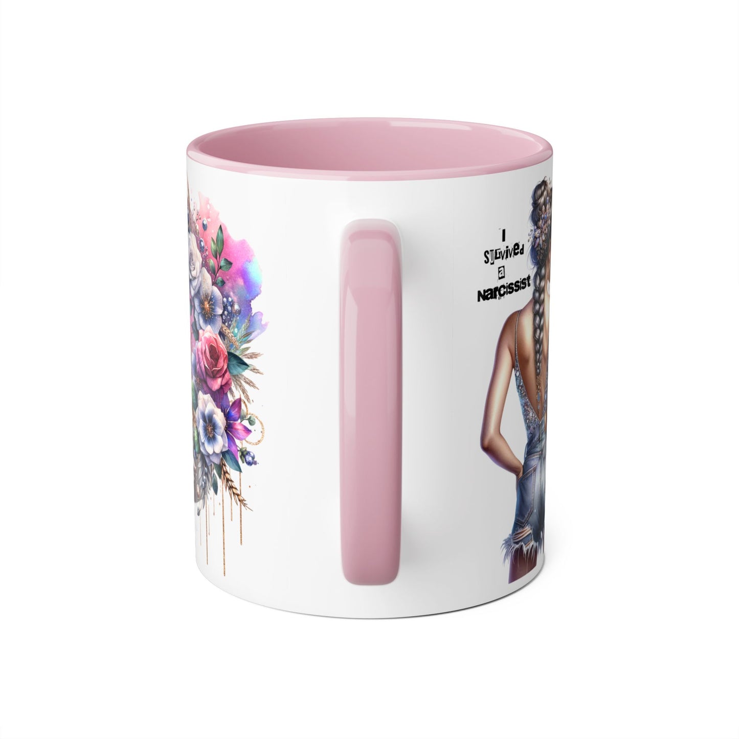 Bohemian Accent Mug with Floral Design | Inspirational Gift, Coffee Mug, Home Decor, Unique Art Mug, Perfect for Any Occasion