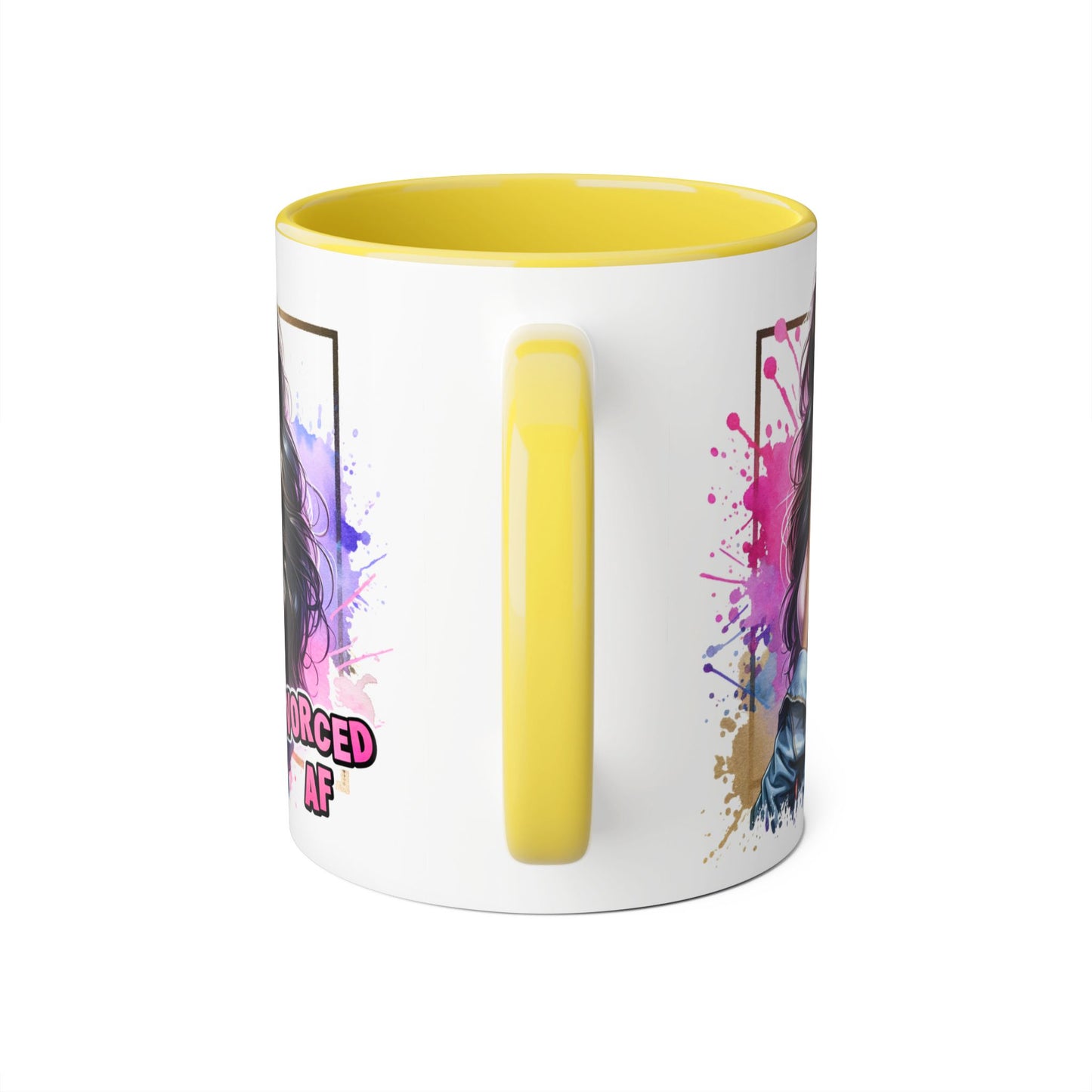 Mug - Divorced AF 11oz Accent Mug