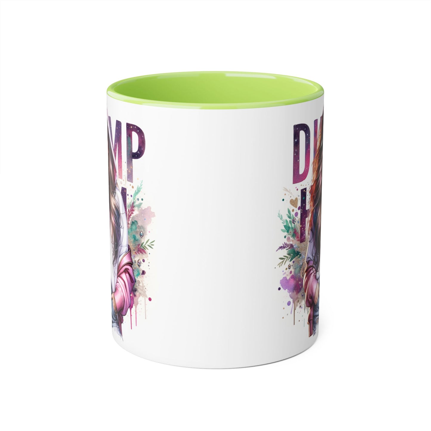 Colorful Dump Hair Mug | Trendy Coffee Cup, Unique Gift for Her, Inspirational Art, Fun Drinkware, Coffee Lovers
