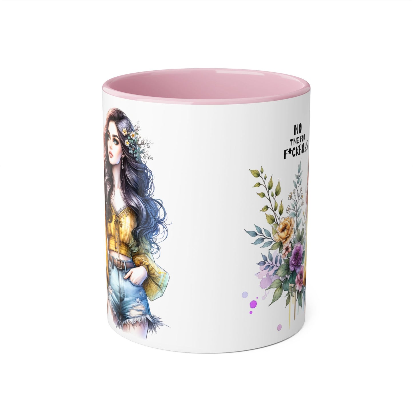Funny Accent Mug - No Time For F*boys 11oz