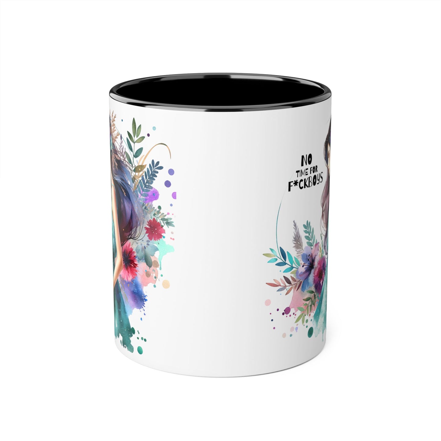 Funny Accent Mug - No Time For F*boys 11oz