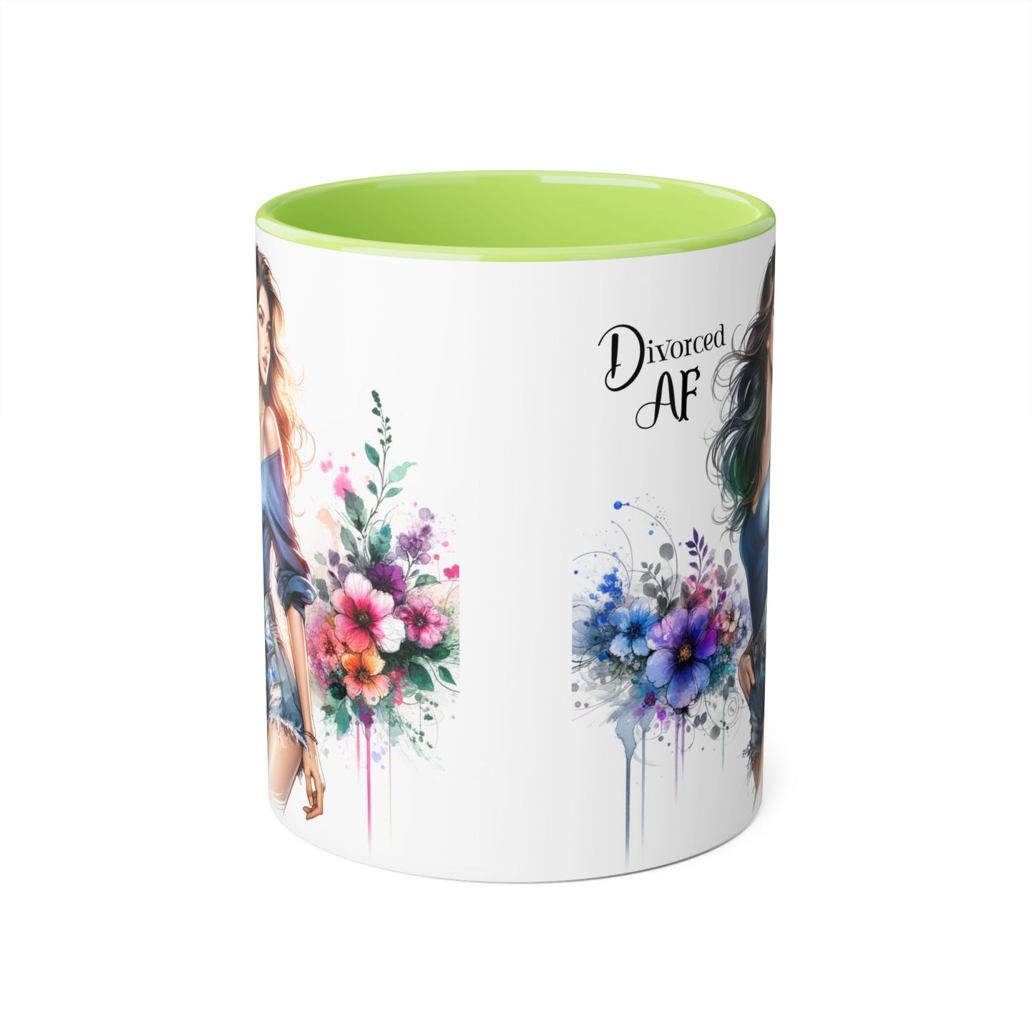 Divorced AF Mug, Stylish Coffee Cup for Newly Single, Empowerment Gift for Her, Celebration of Freedom, Unique Present for Divorcee