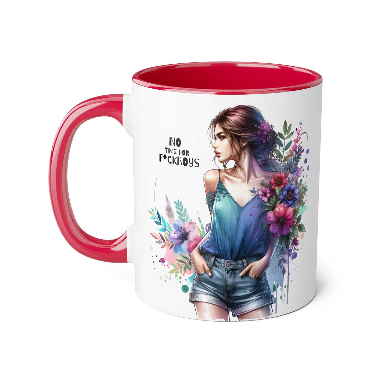 Funny Accent Mug - No Time For F*boys 11oz