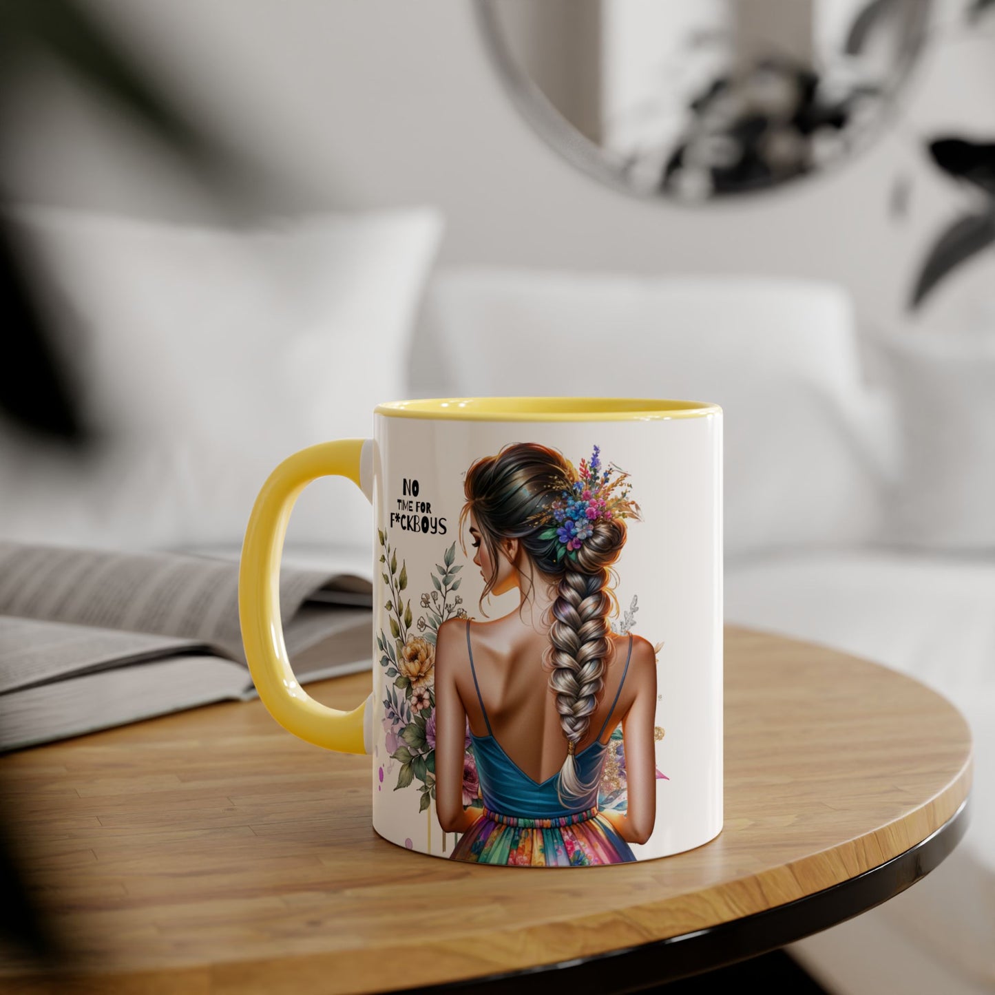 Funny Accent Mug - No Time For F*boys 11oz