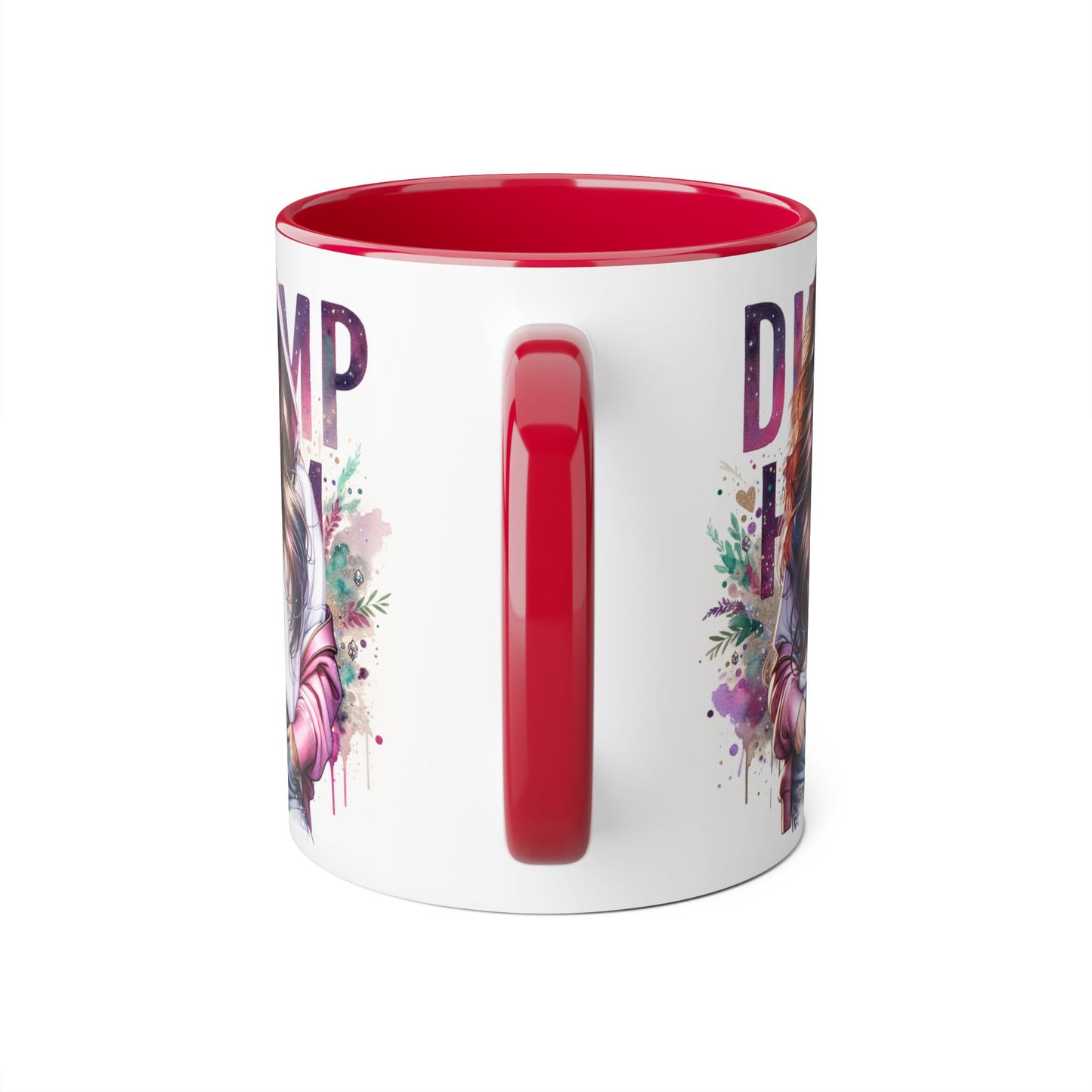 Colorful Dump Hair Mug | Trendy Coffee Cup, Unique Gift for Her, Inspirational Art, Fun Drinkware, Coffee Lovers