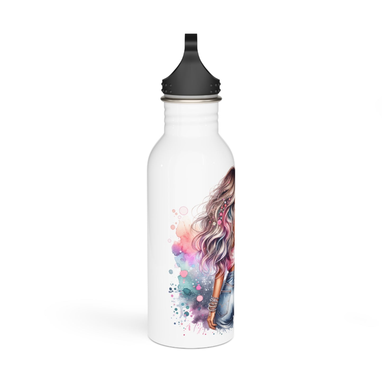 Stylish Motivational Stainless Steel Water Bottle - "I Am My Own Happily Ever After "