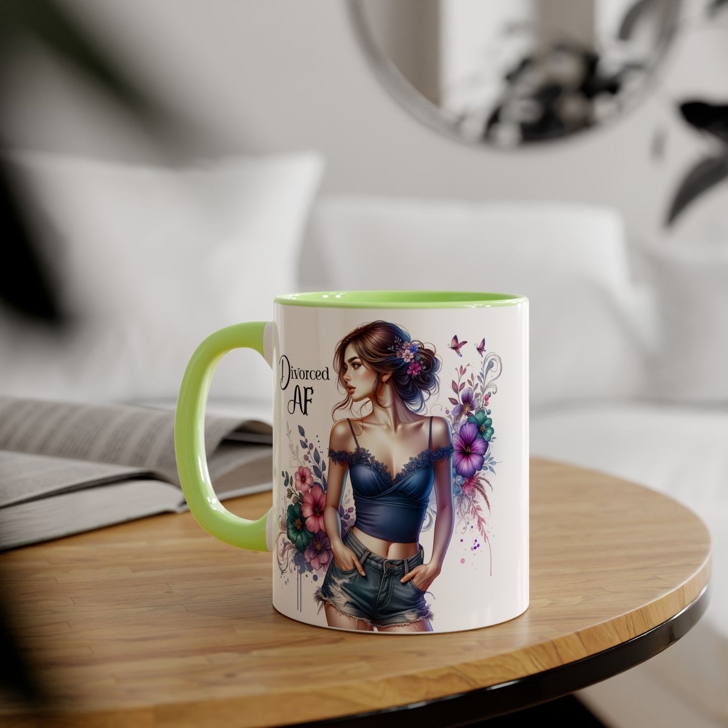 Mug - Divorced AF 11oz Accent Mug
