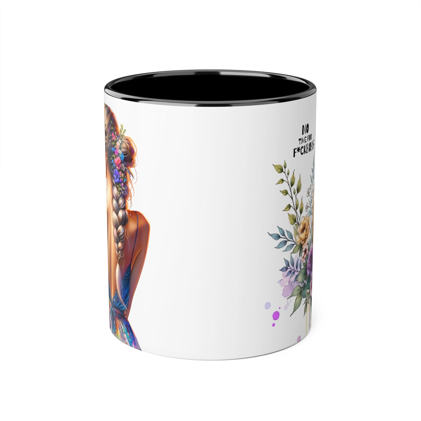 Funny Accent Mug - No Time For F*boys 11oz