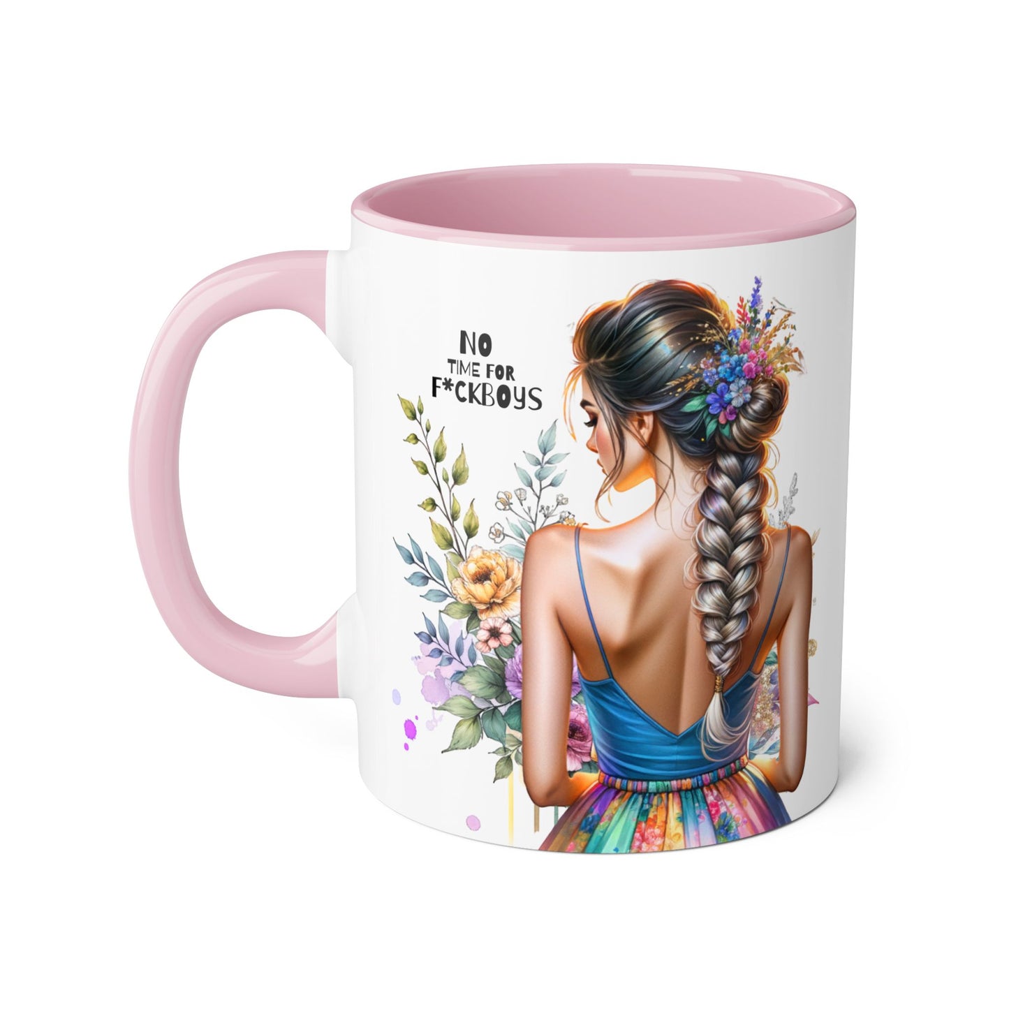 Funny Accent Mug - No Time For F*boys 11oz