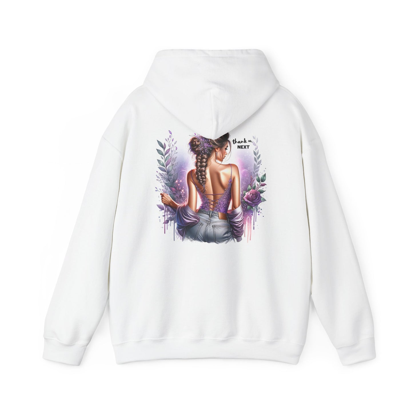 Thank U, Next Boho Goddess Unisex Hoodie, Cozy Sweatshirt, Creative Gift, Relaxed Fashion, Spiritual Style, Casual Layering