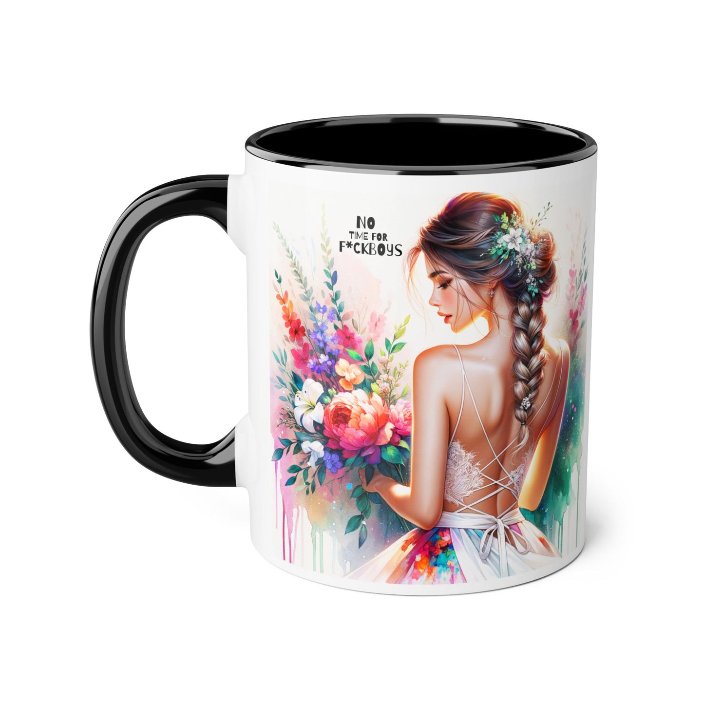 Funny Accent Mug - No Time For F*boys 11oz