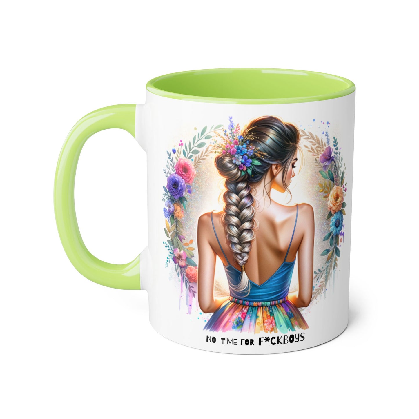 Funny Accent Mug - No Time For F*boys 11oz