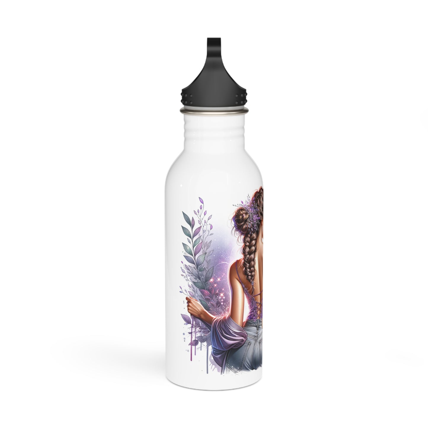 Artistic Stainless Steel Water Bottle - 'I Am My Own Happily Ever After '