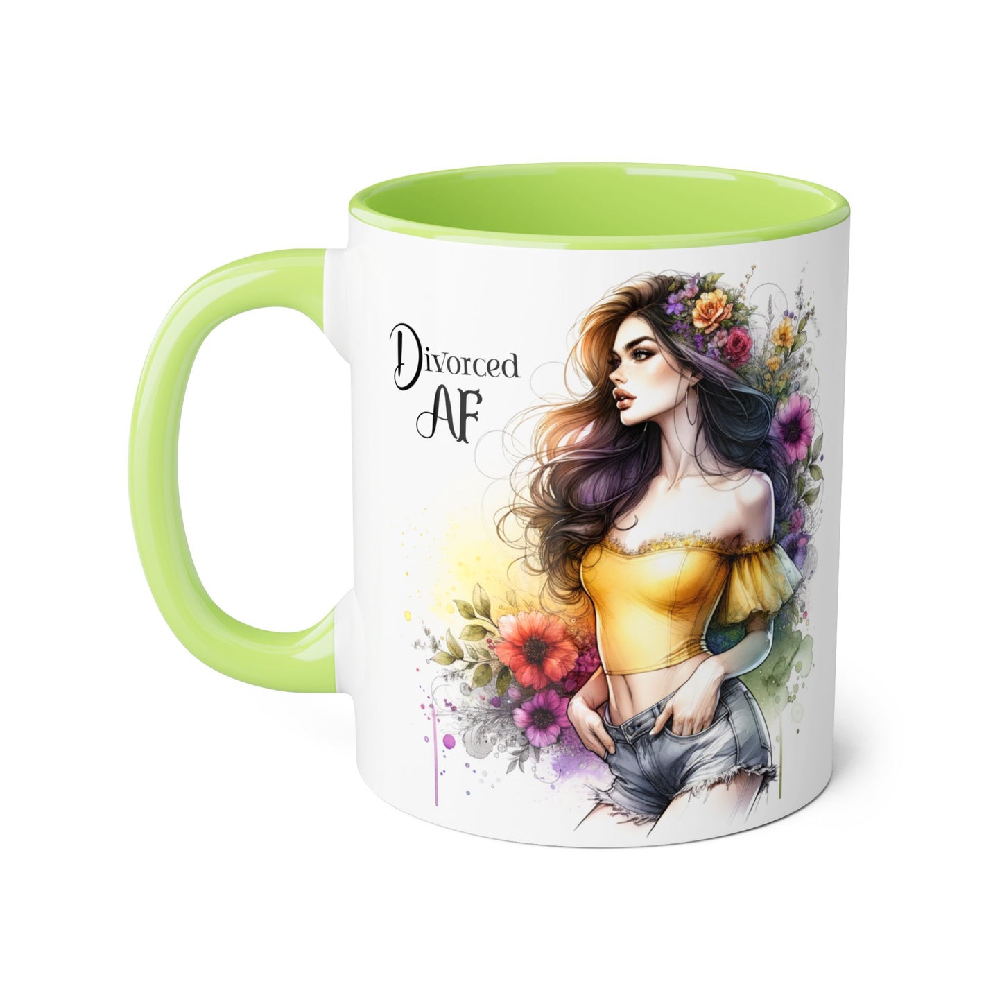 Mug - Divorced AF 11oz Accent Mug