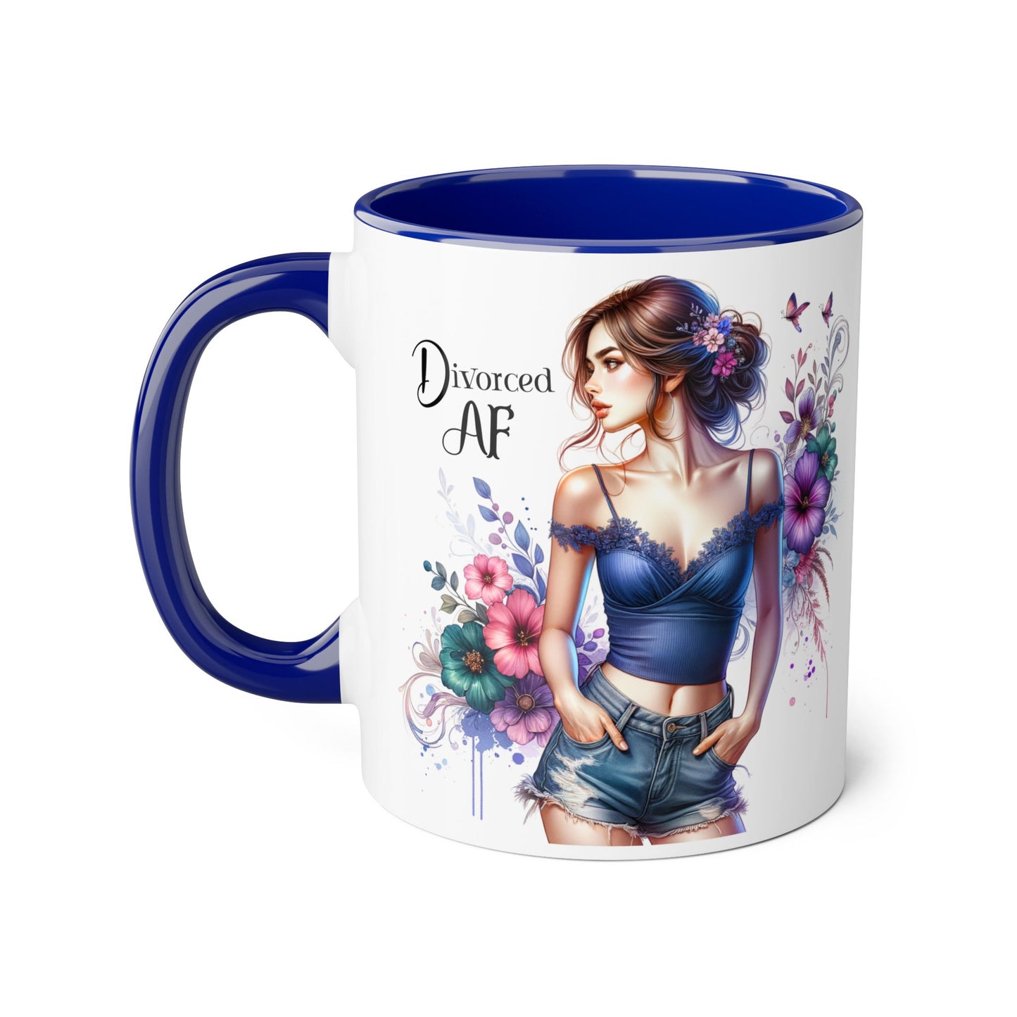 Mug - Divorced AF 11oz Accent Mug