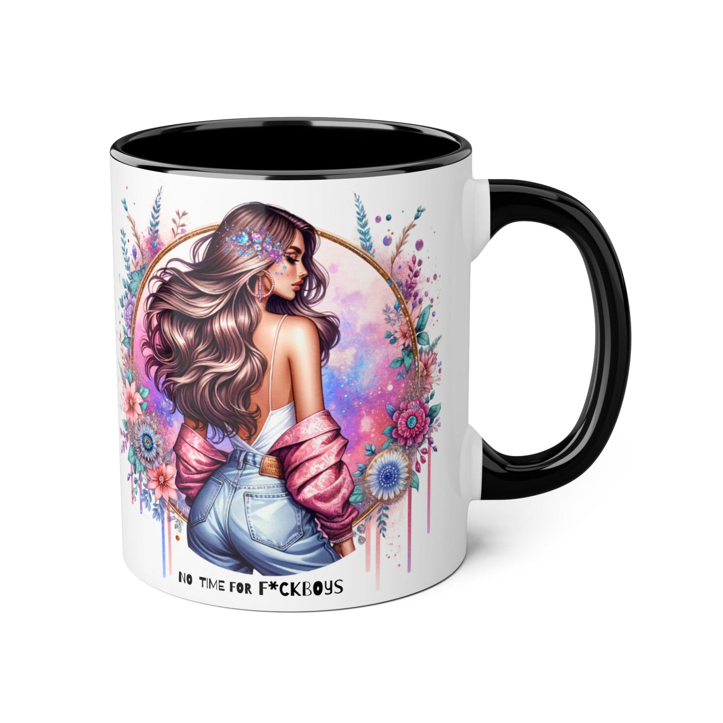 Funny Accent Mug - No Time For F*boys 11oz