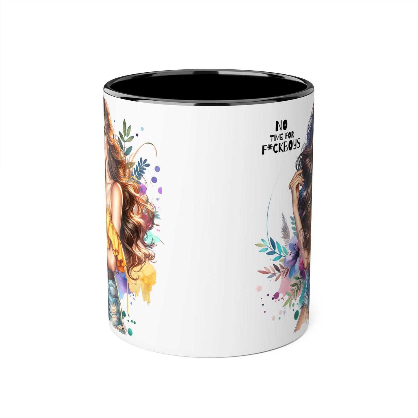 Funny Accent Mug - No Time For F*boys 11oz