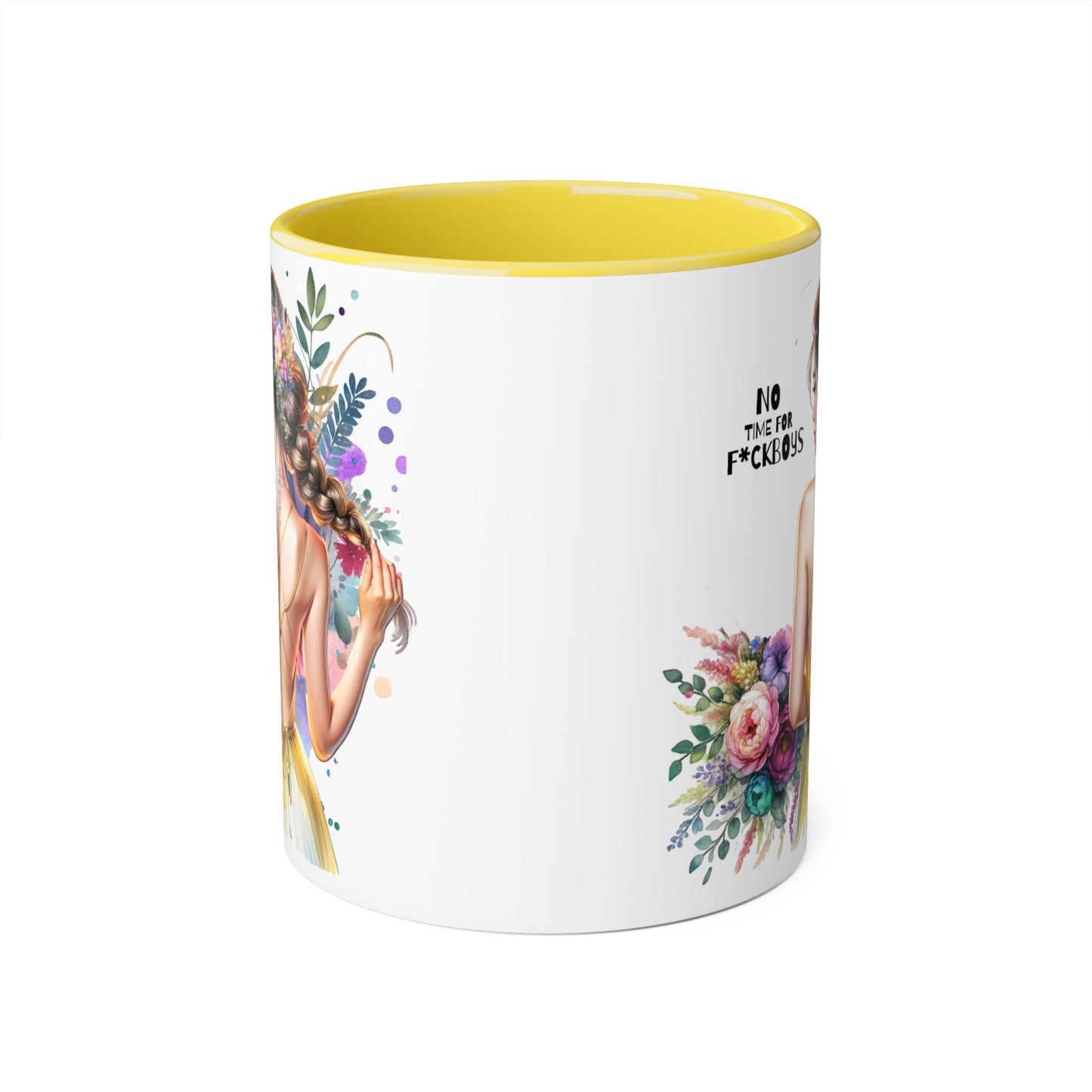 Funny Accent Mug - No Time For F*boys 11oz