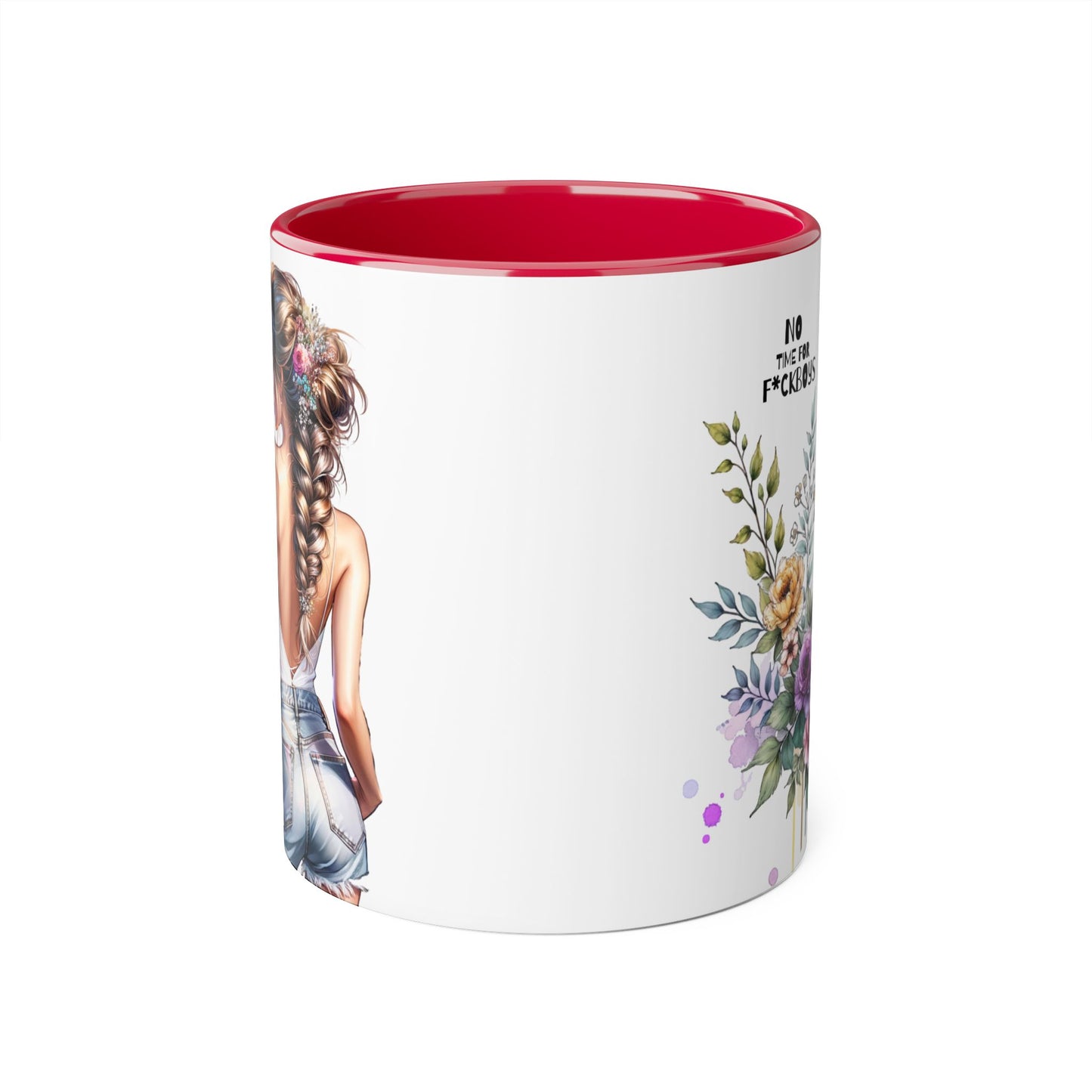 Funny Accent Mug - No Time For F*boys 11oz