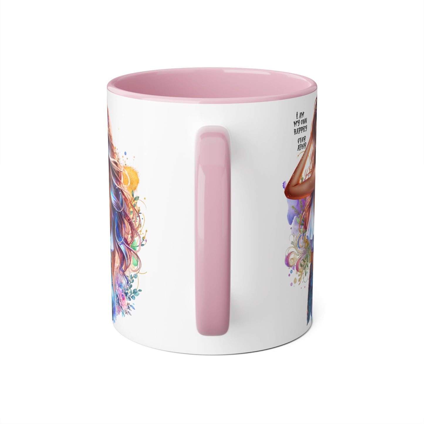 Colorful Inspirational Accent Mug - "I Am My Own Happily Ever After "