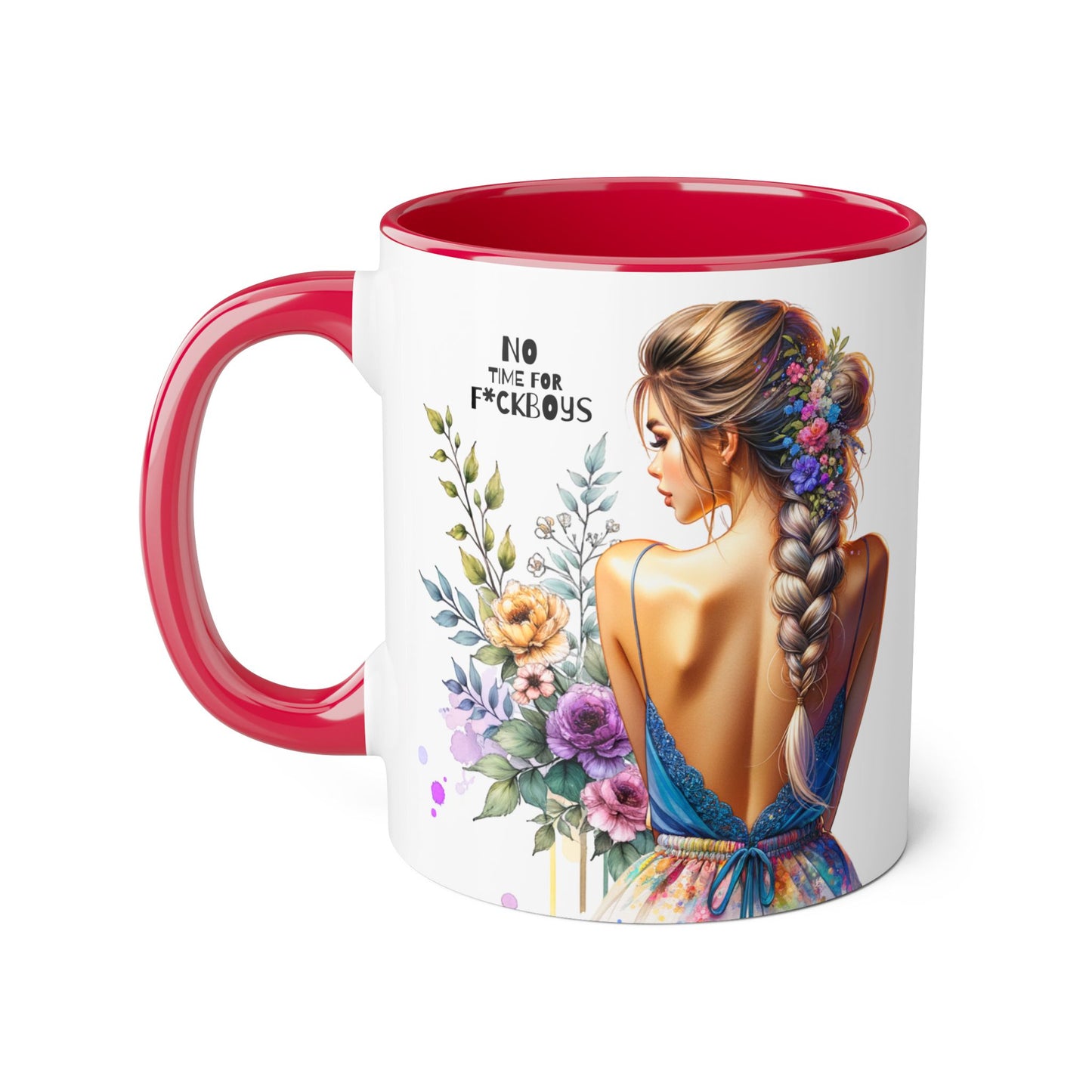 Funny Accent Mug - No Time For F*boys 11oz
