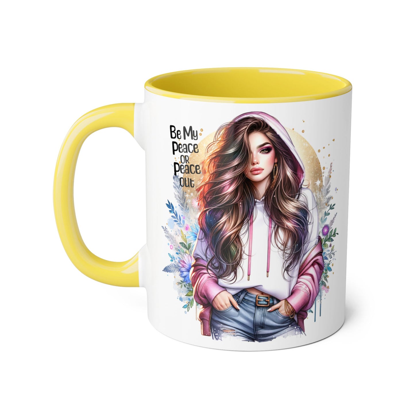 Mug - Be My Peace or Peace Out Accent Mug
