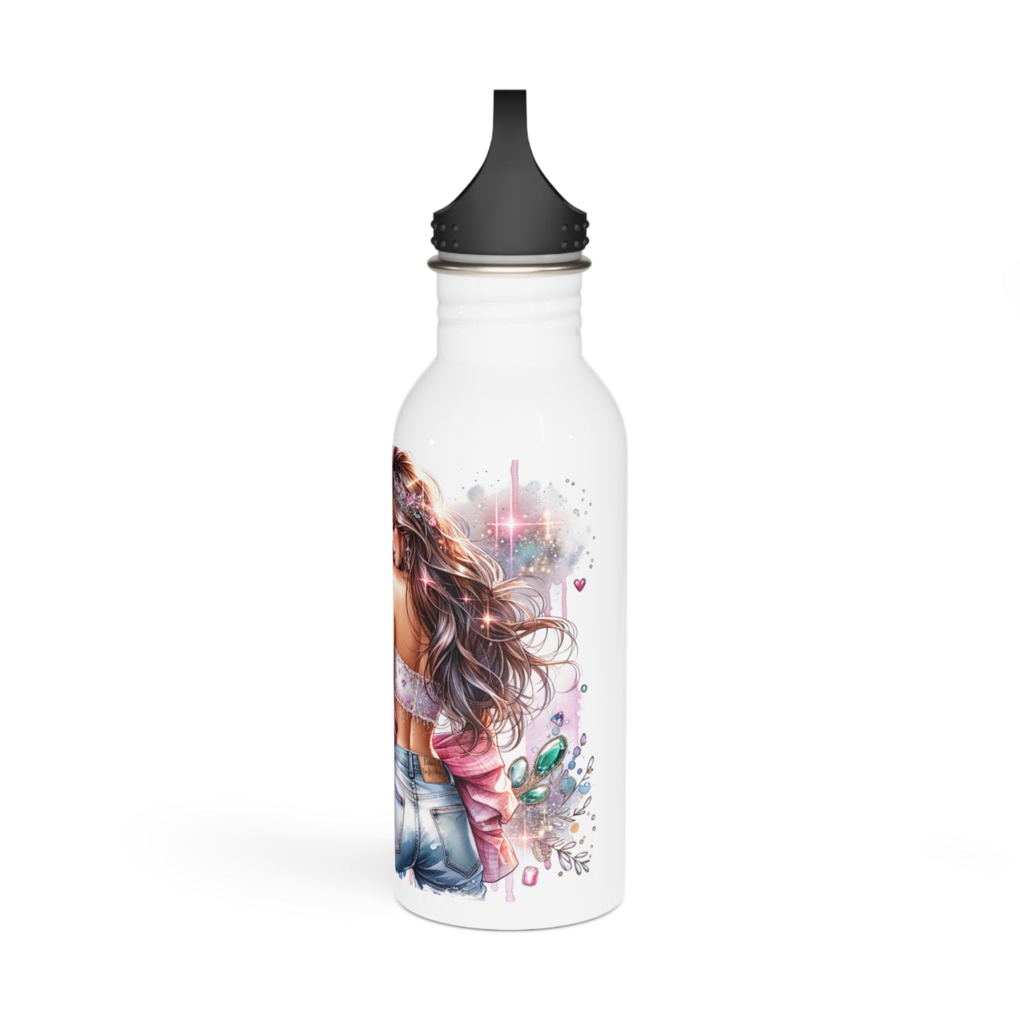 I Am My Own Happily Ever After Empowered Woman Stainless Steel Water Bottle - Motivational Drinkware