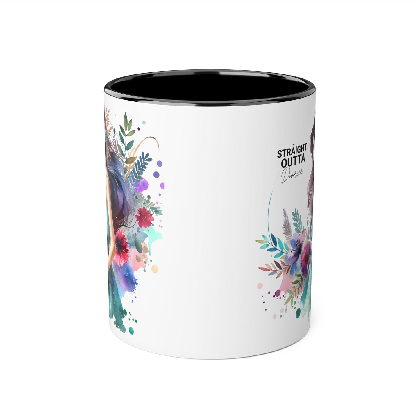 Artistic Accent Mug | Straight Outta Wonderland Coffee Cup for Dreamers | Unique Gift for Birthdays, Holidays, Fairytale Lovers