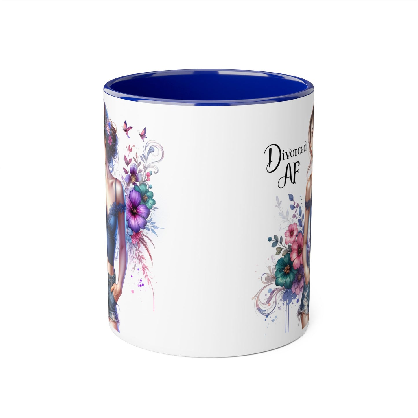 Mug - Divorced AF 11oz Accent Mug