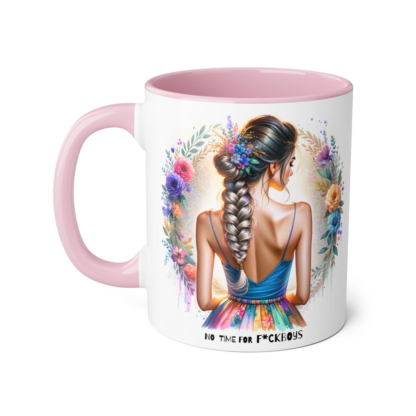 Funny Accent Mug - No Time For F*boys 11oz