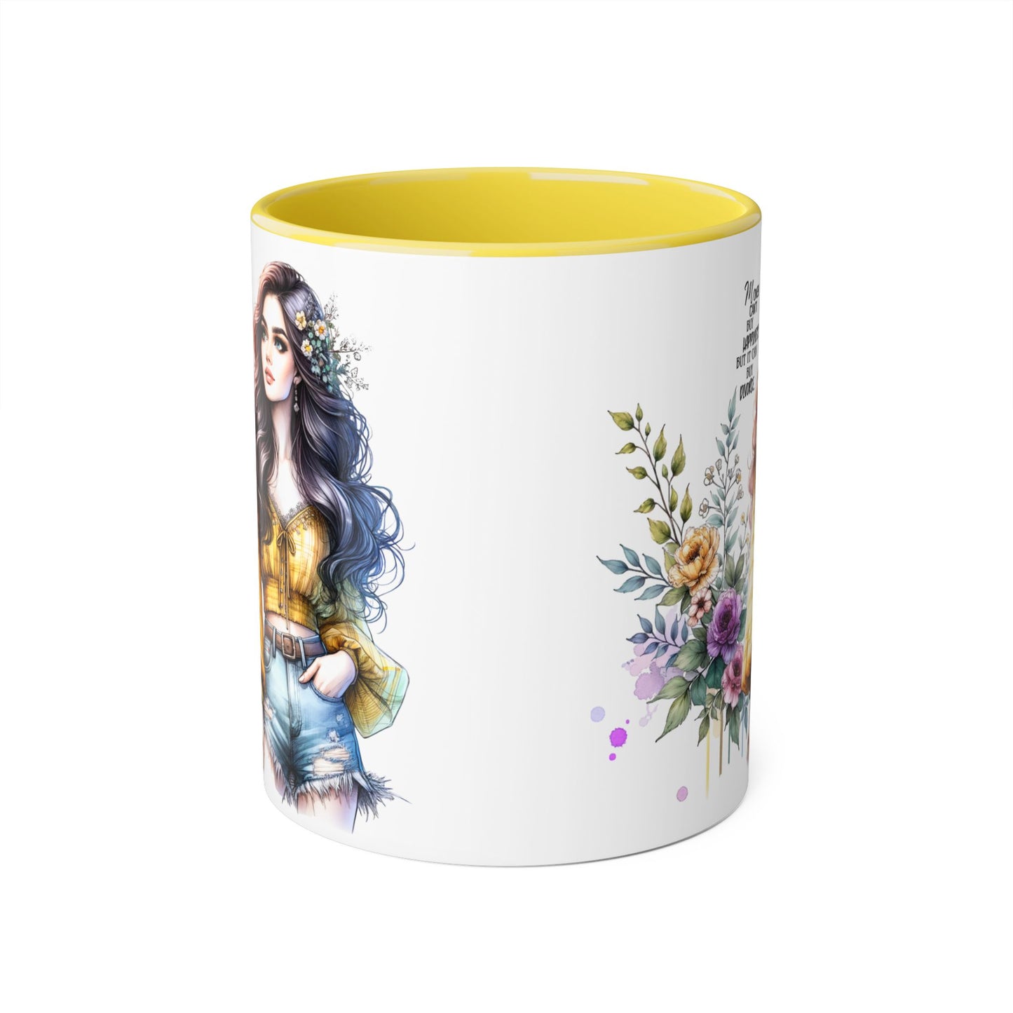 Mug Money Can't Buy Happiness But It Can Buy Divorce Humoristic 11oz Accent Mug