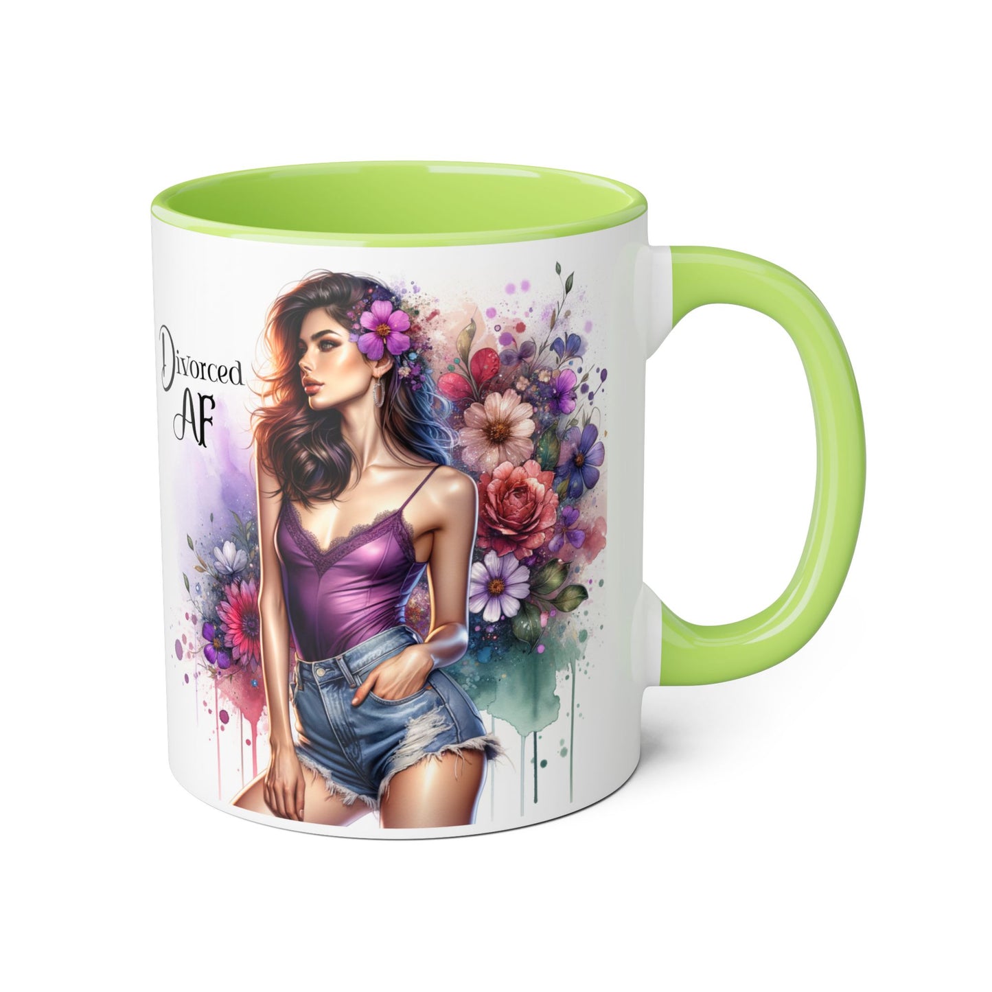 Mug - Divorced AF 11oz Accent Mug