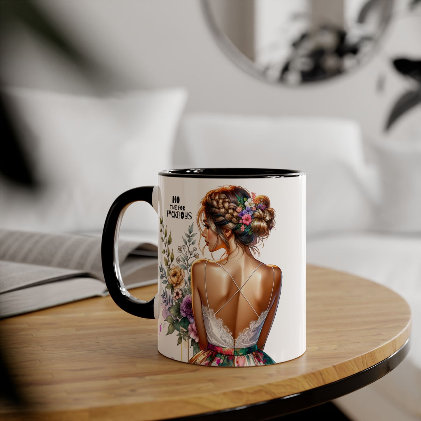 Funny Accent Mug - No Time For F*boys 11oz
