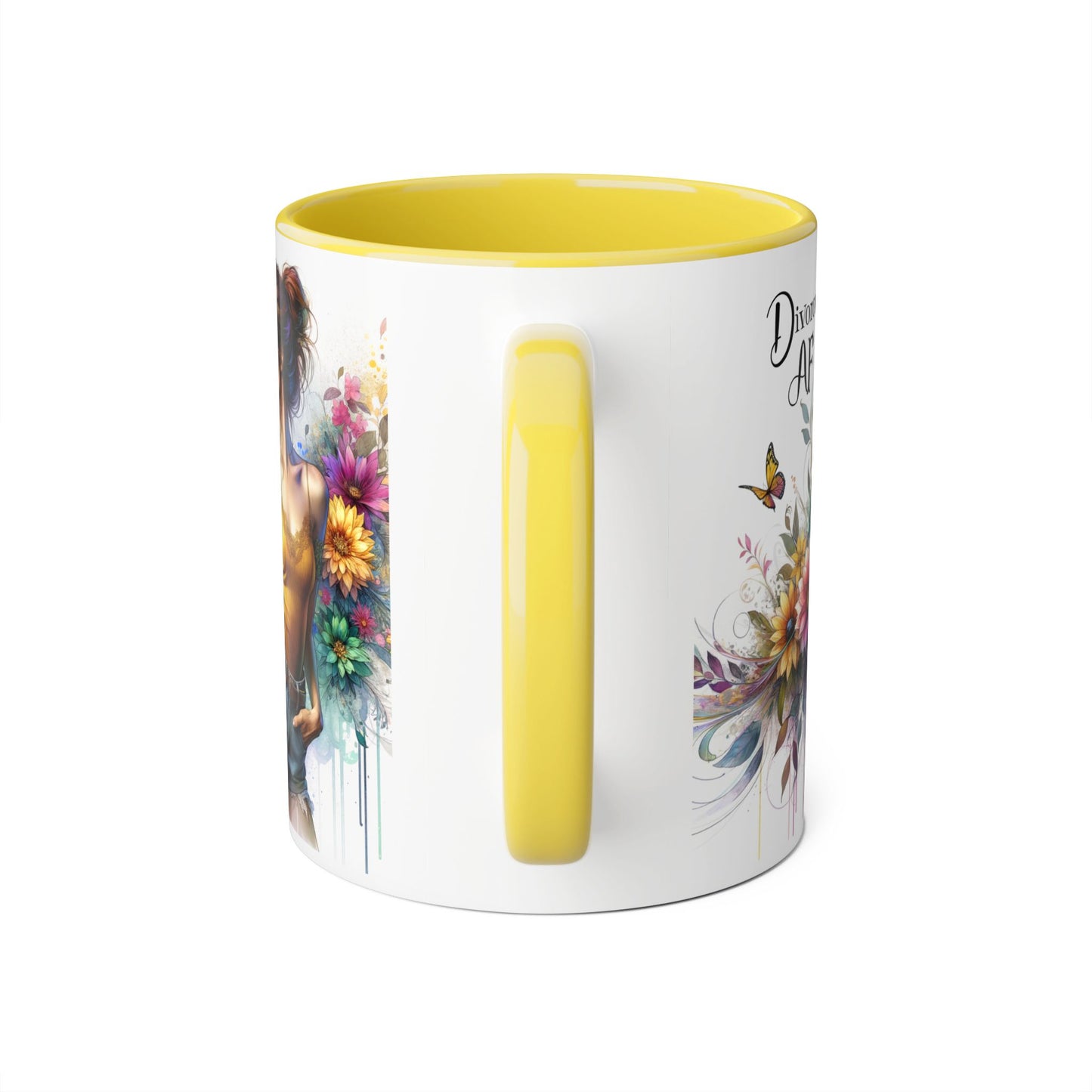 Divorced AF Accent Mug