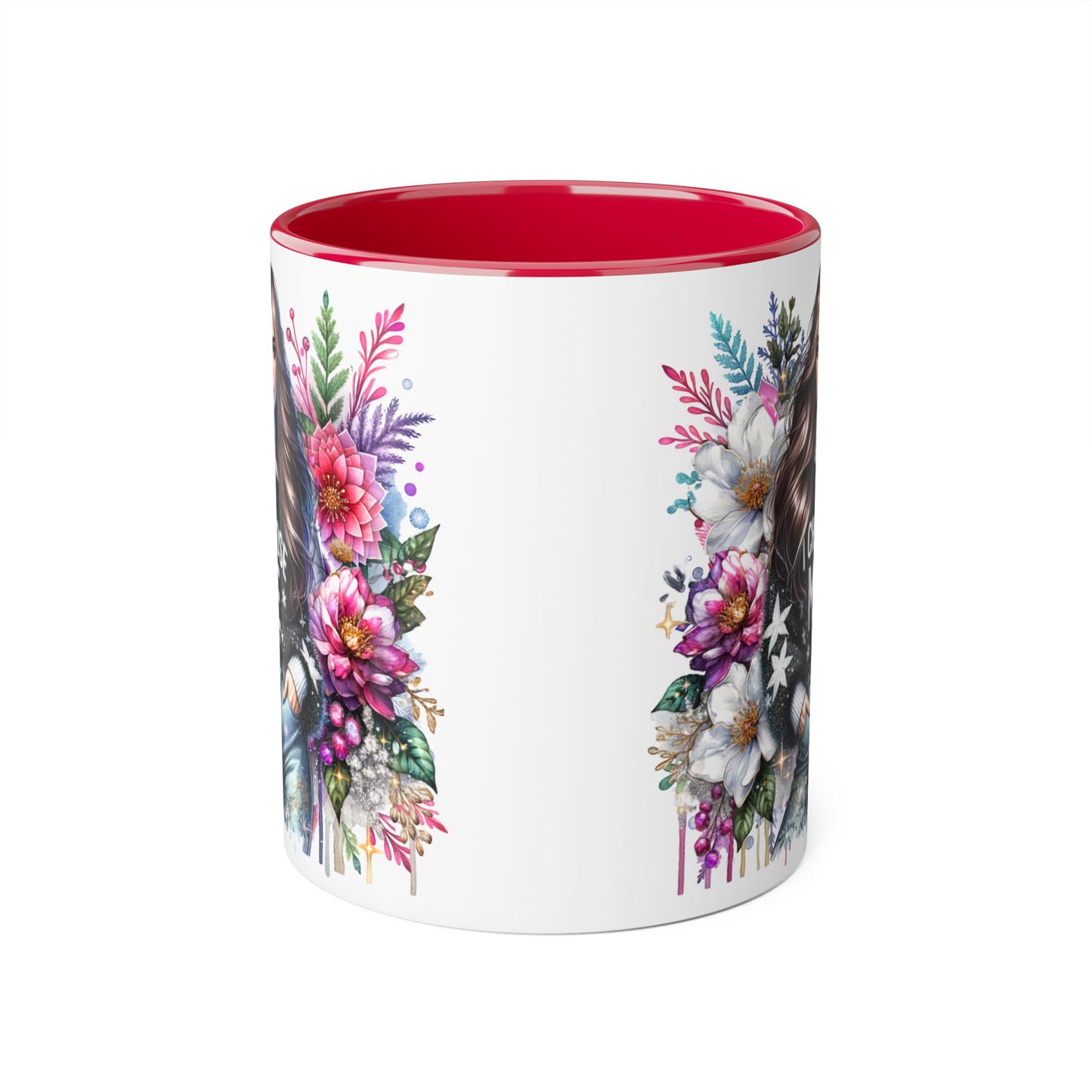I Choose Me Beautiful Floral Accent Mug, Unique Coffee Cup Gift, Inspirational Drinkware, Thoughtful Present for Friends, Stylish Home Decor