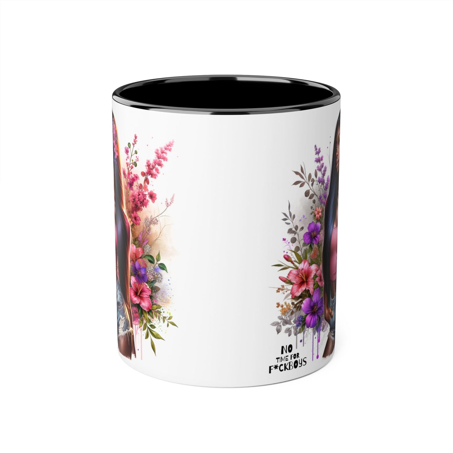 Funny Accent Mug - No Time For F*boys 11oz