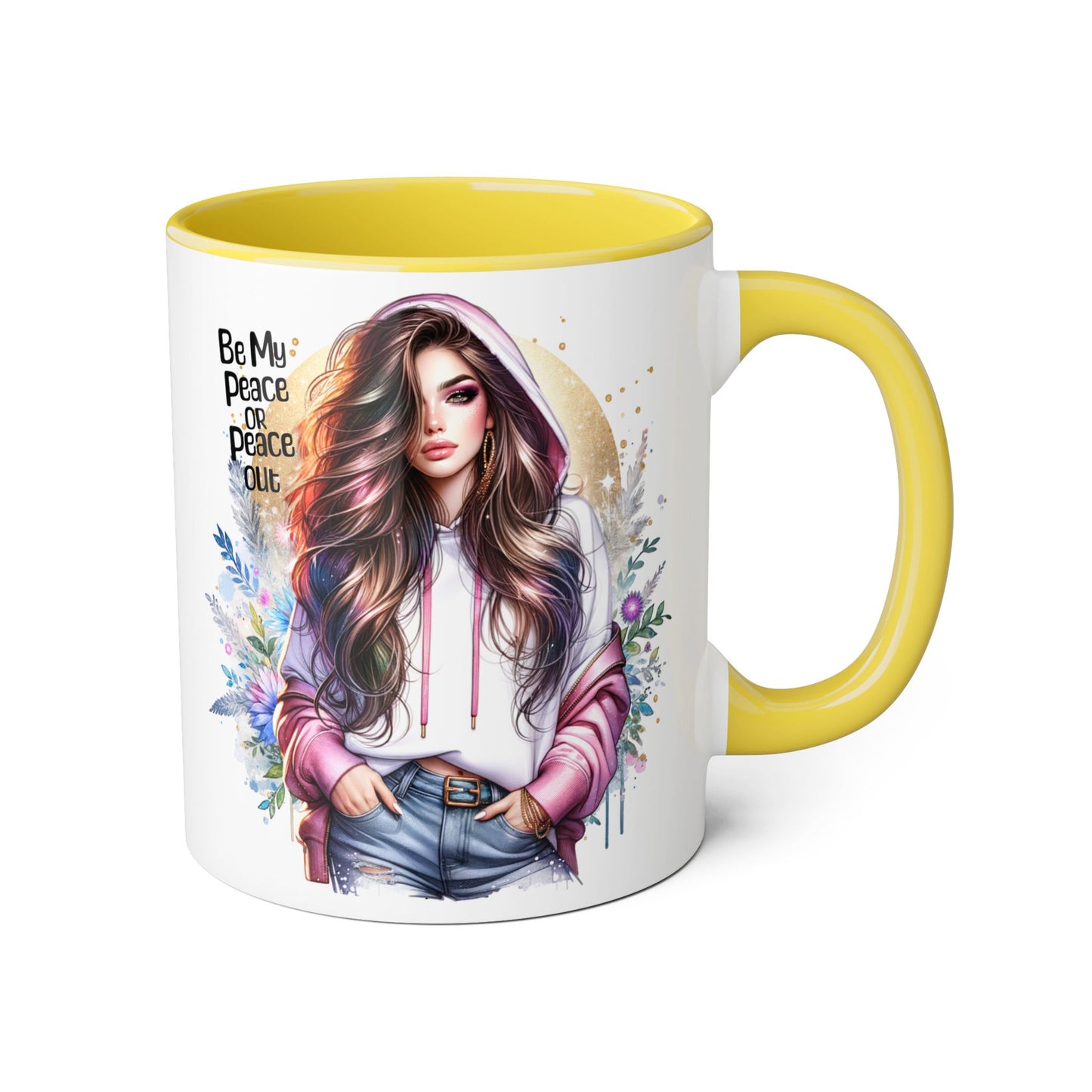 Mug - Be My Peace or Peace Out Accent Mug