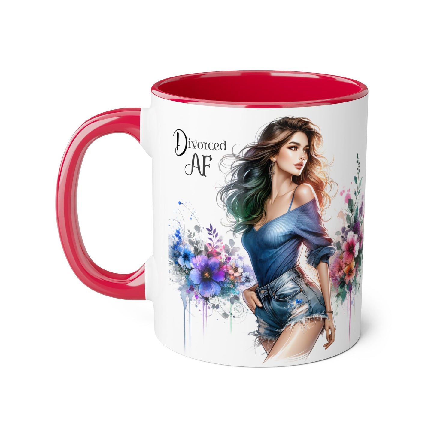 Divorced AF Mug, Stylish Coffee Cup for Newly Single, Empowerment Gift for Her, Celebration of Freedom, Unique Present for Divorcee