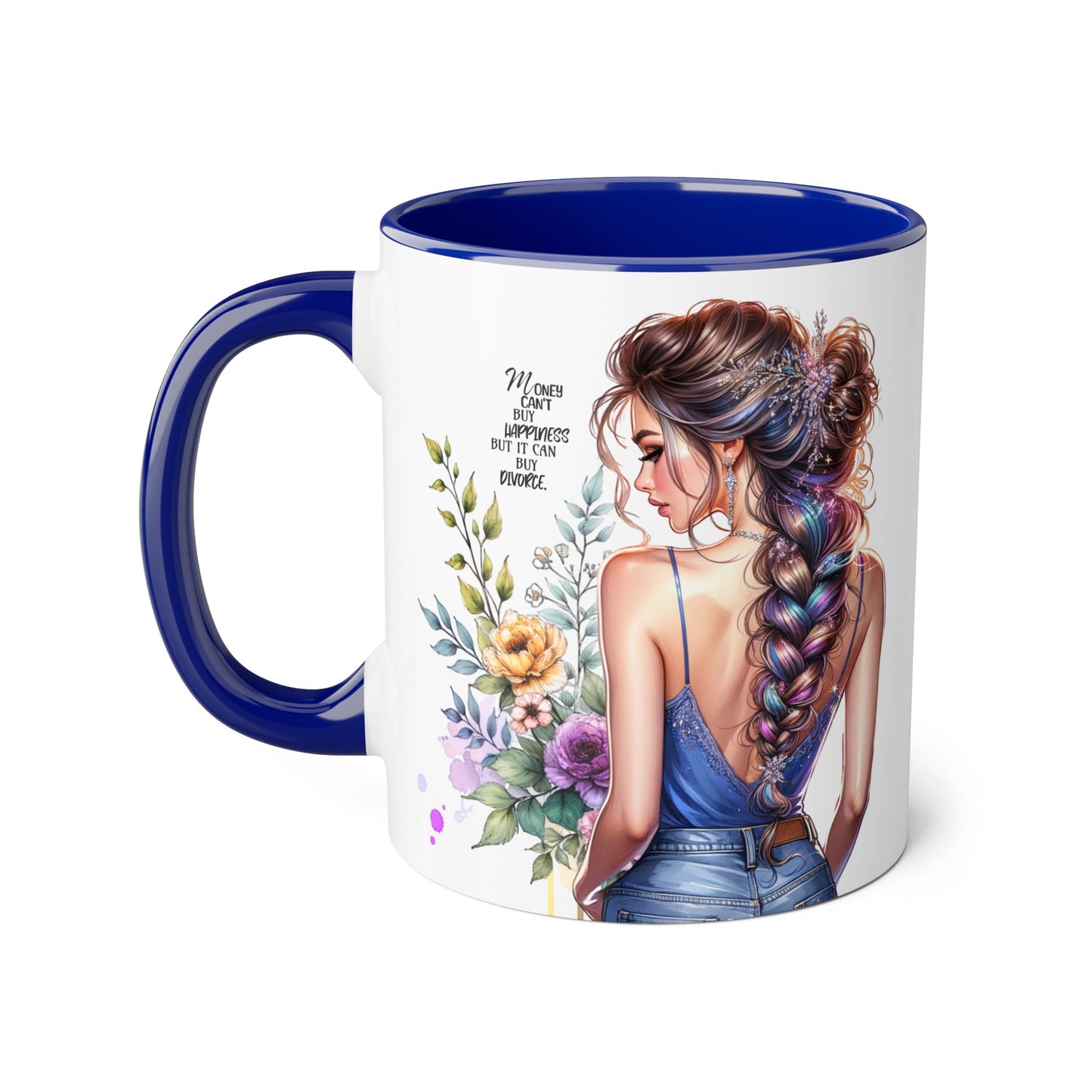 Mug - Money Can't Buy Happiness But It Can Buy Divorce Humoristic