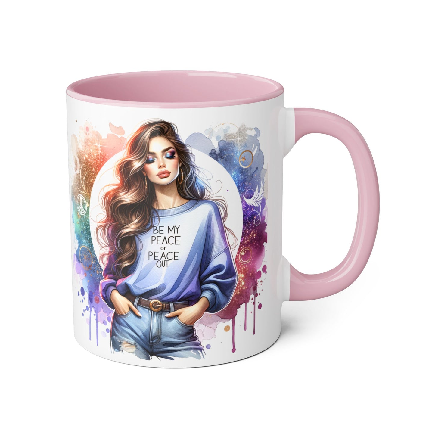 Accent Mug - Be My Peace or Peace Out 11oz