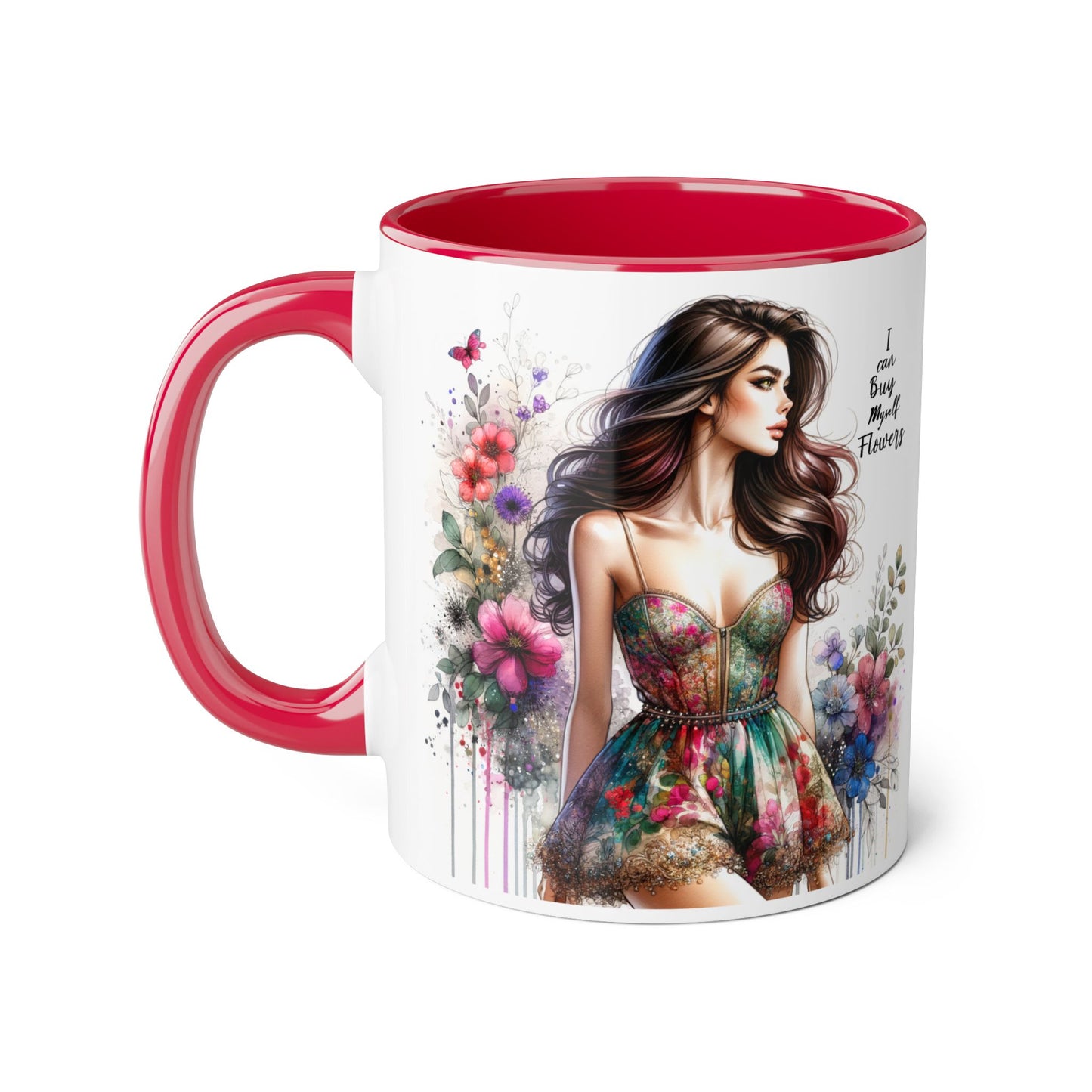 I Can Buy Myself Flowers Accent Mug, 11oz