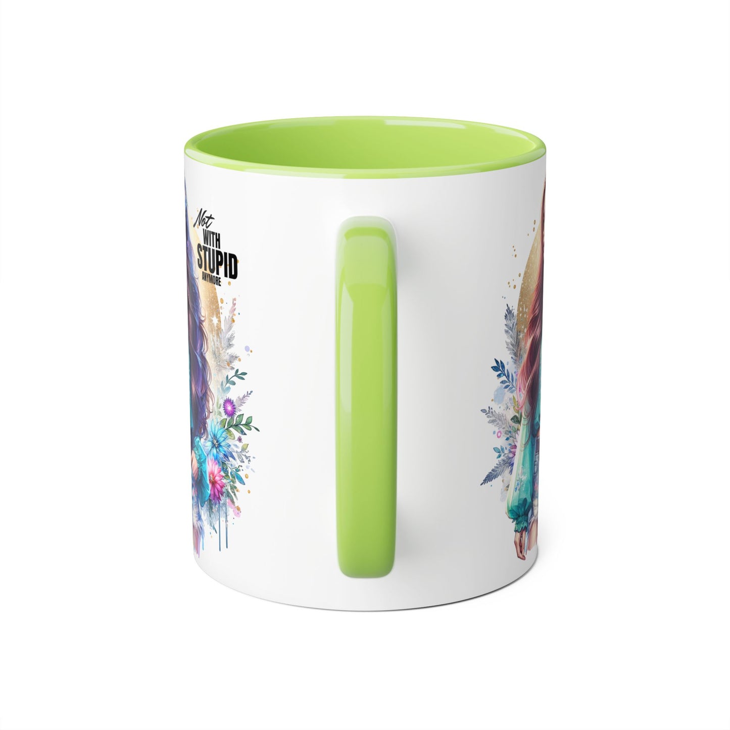 Mug - Not With Stupid Anymore Humoristic 11oz Accent Mug