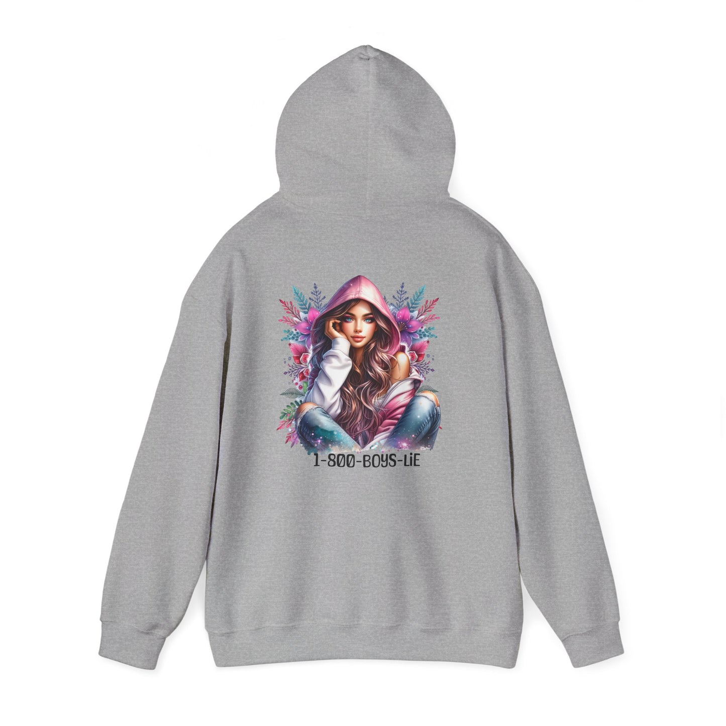 1-800-Boys-Lie Colorful Graphic Hoodie: Fashionable Sweatshirt for Art Lovers, Unisex Casual Wear, Gift for Birthdays, Holidays, Style Statement