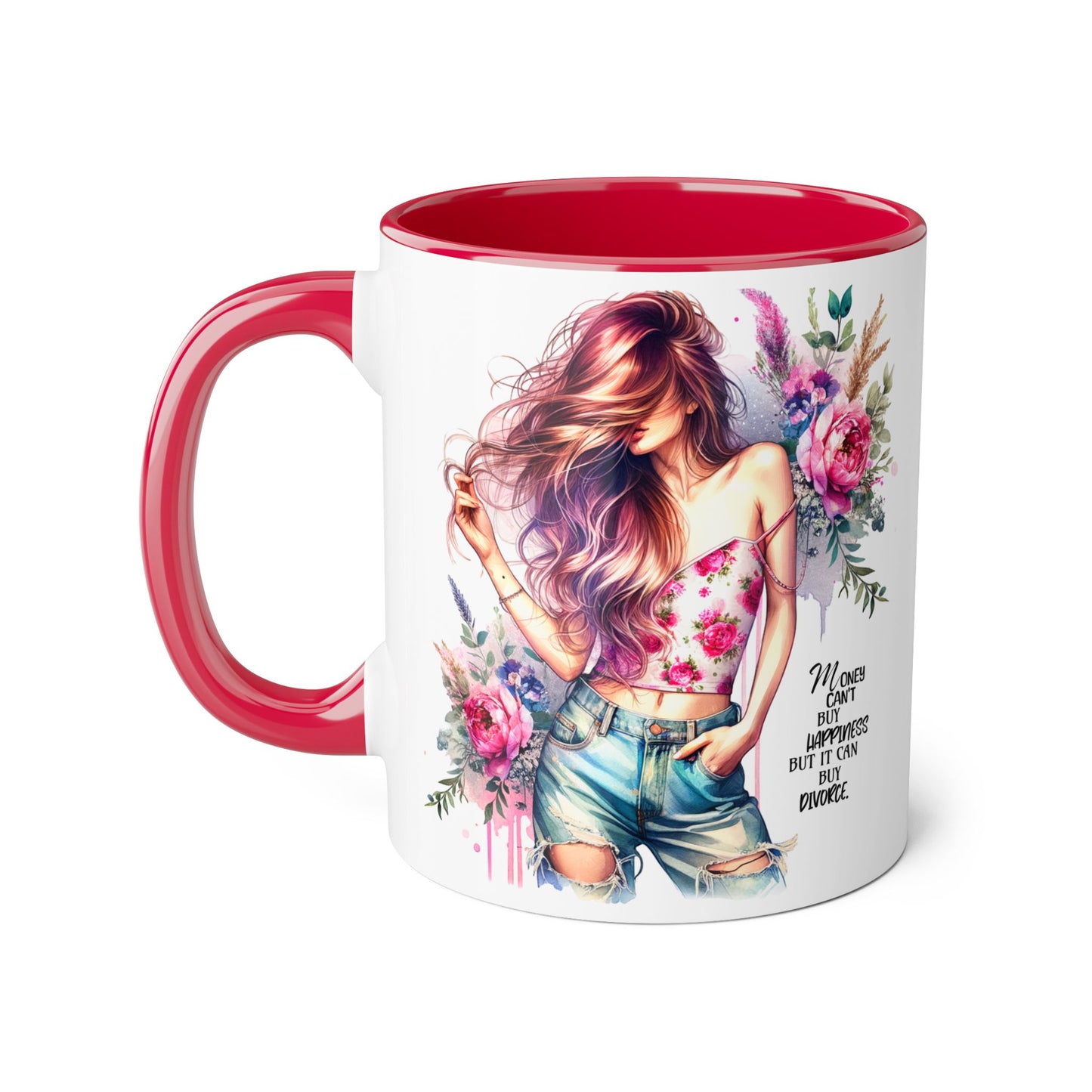 Mug - Money Can't Buy Happiness But It Can Buy Divorce Humoristic