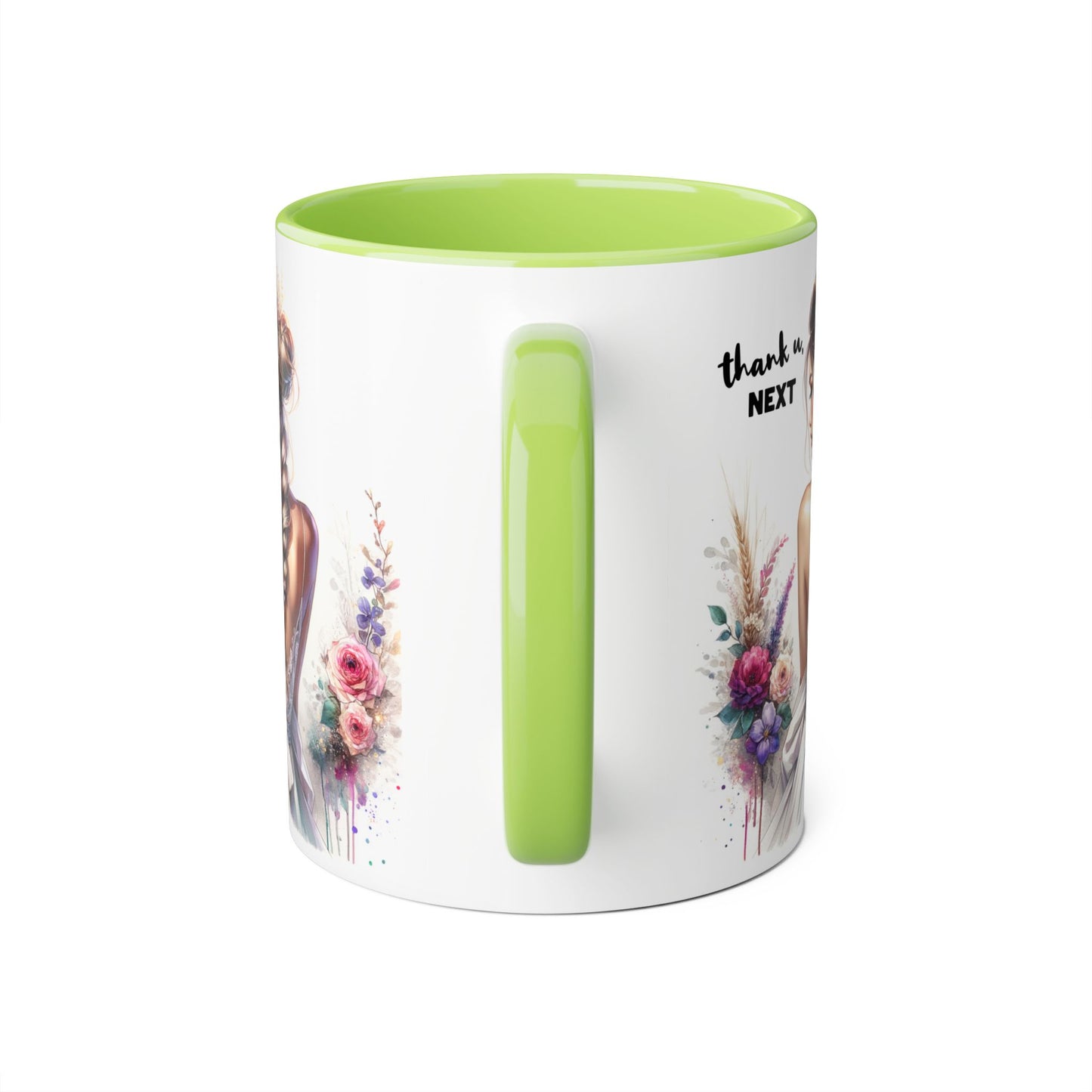 Thank U, Next Boho Floral Accent Mug