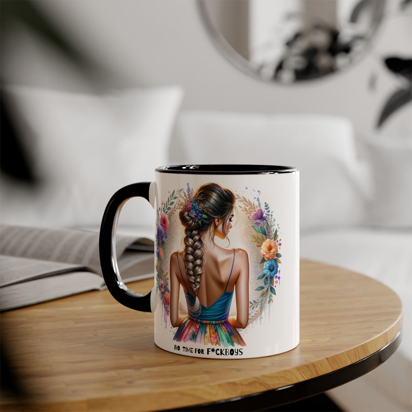Funny Accent Mug - No Time For F*boys 11oz