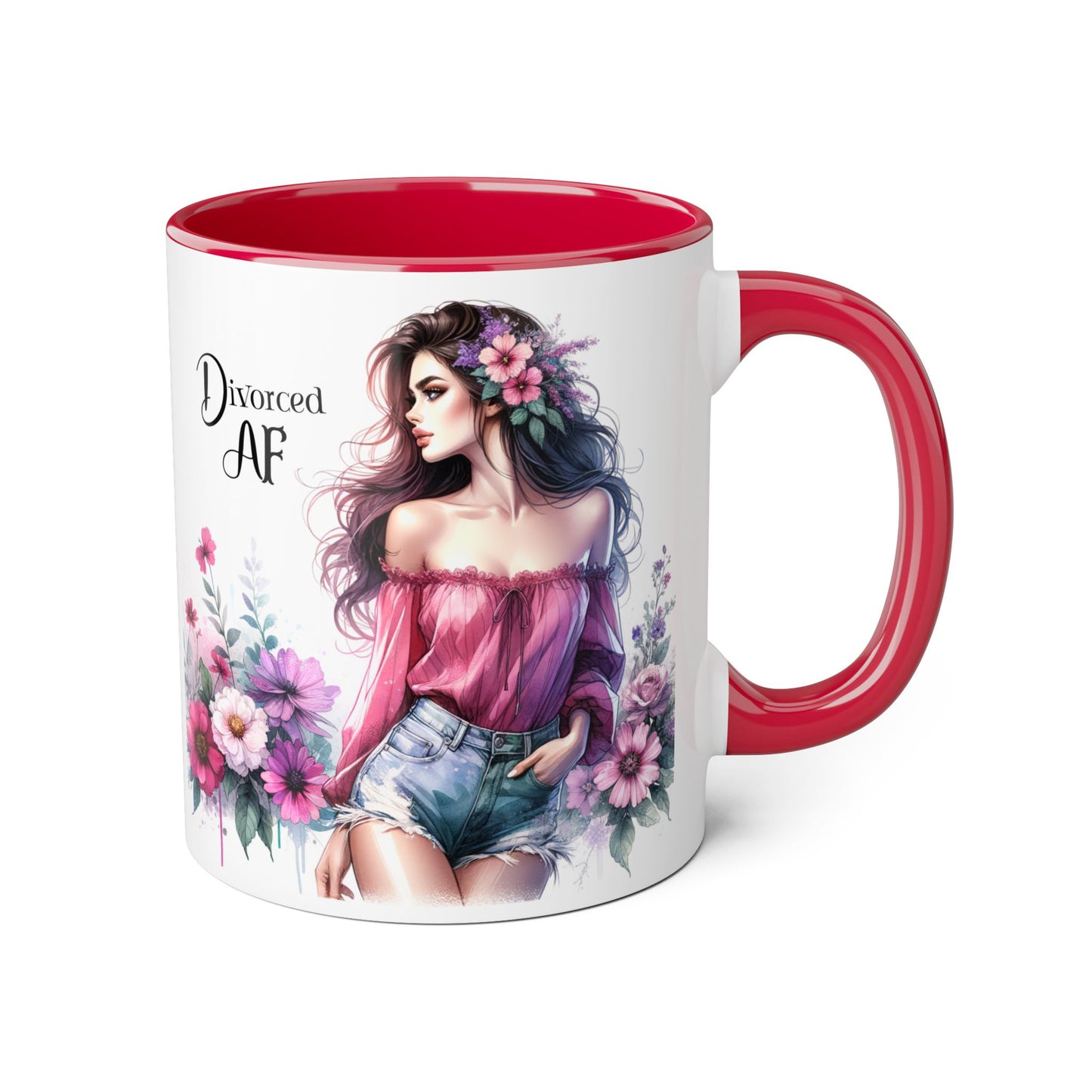 Mug - Divorced AF 11oz Accent Mug