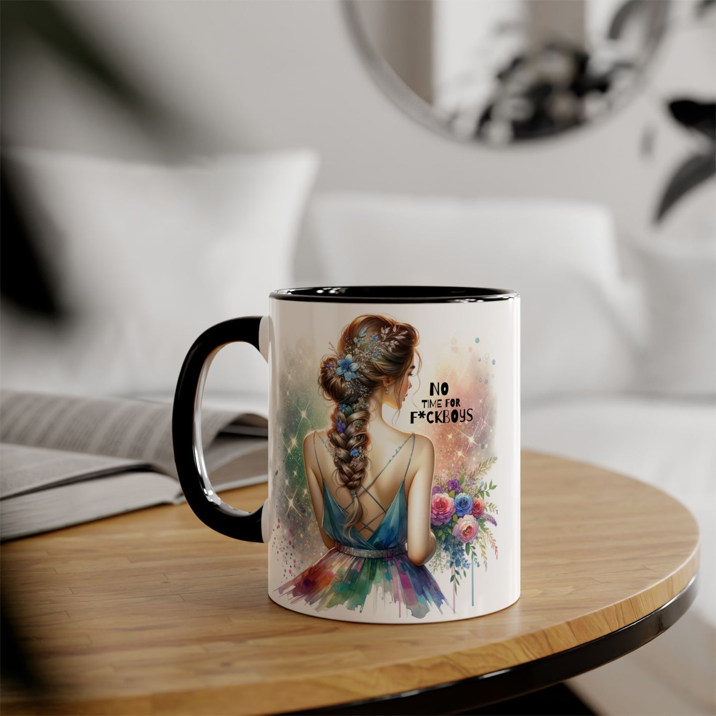 Funny Accent Mug - No Time For F*boys 11oz