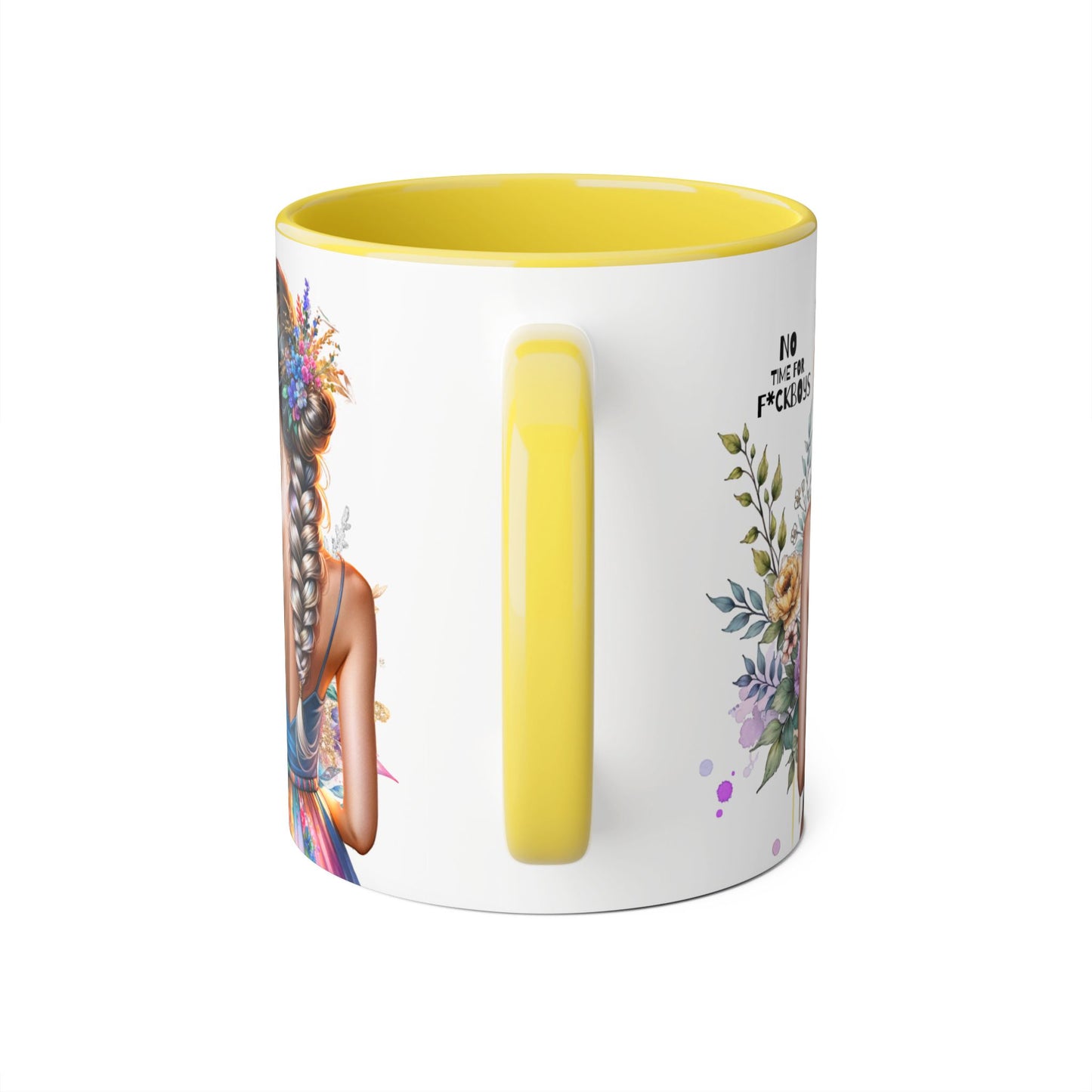 Funny Accent Mug - No Time For F*boys 11oz